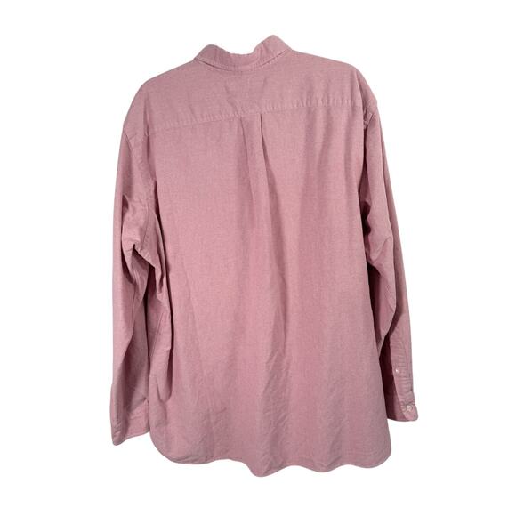 Ralph Lauren Classic Fit Long Sleeve Button Down Shirt Red Flesh Pony Mens XXL - Picture 5 of 5